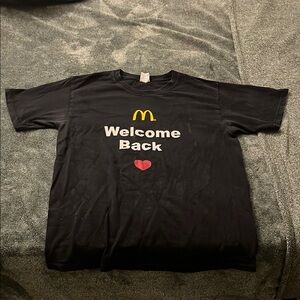 McDonald's Black Welcome Back T-Shirt
